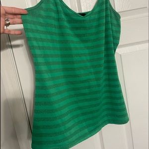 TORRID Size 2 Sparkly green tank top